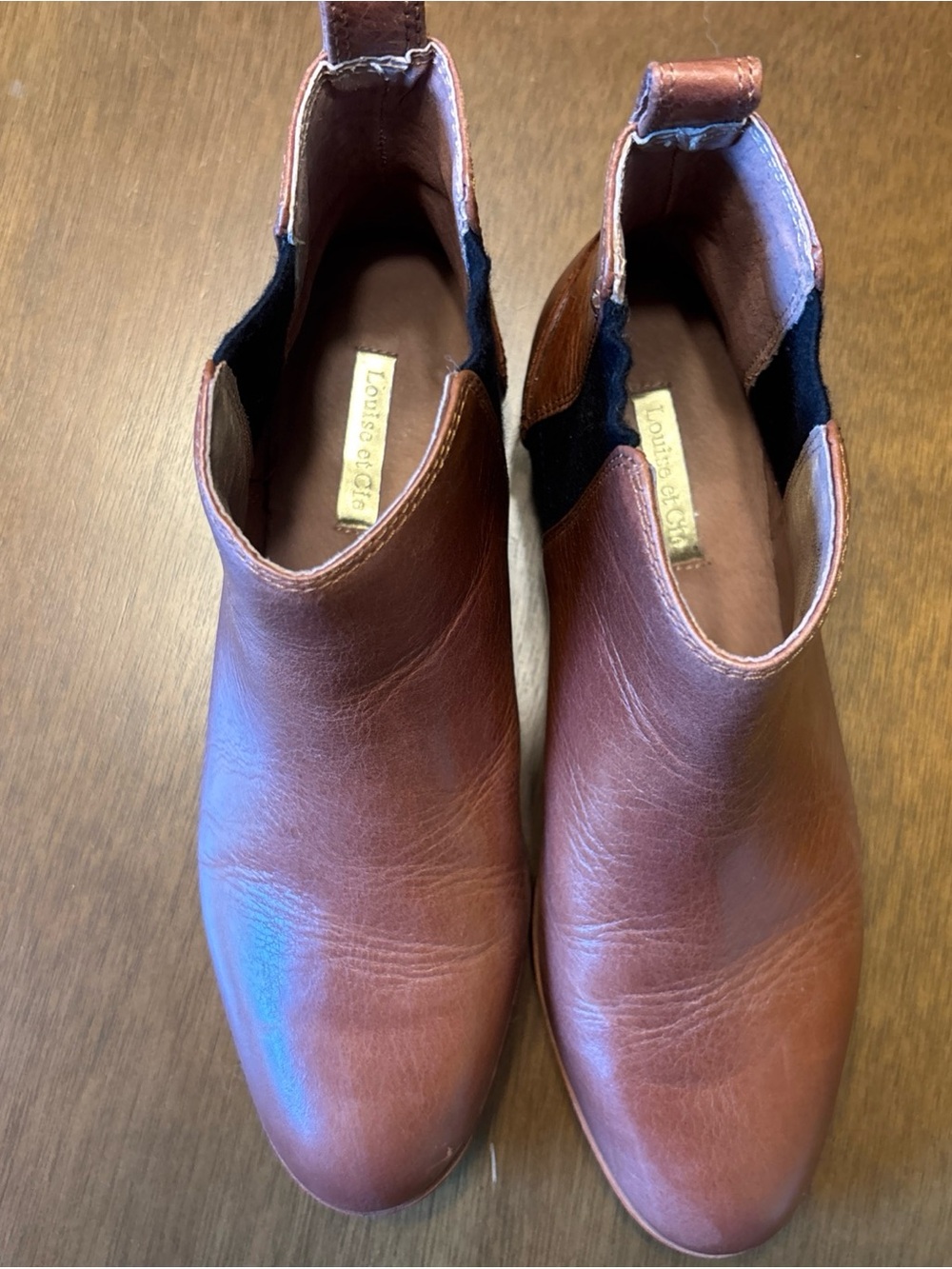 Louise et Cie Men's Chestnut Leather Chukka Boots
